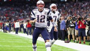FEBRUAR: Die New England Patriots gewinnen nach einer irren Aufholjagd den 51. Super Bowl. Nach einem 3:21-Rückstand zur Halbzeit gegen die Atlanta Falcons glaubt niemand mehr an Tom Brady und Co, doch nach Verlängerung steht's dann doch 34:28
