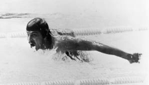SCHWIMMEN: MARK SPITZ (1965-1972) - Vier Medaillen hatte der Mann mit dem Schnauzer 1968 in Mexiko City gewonnen, in München kamen sieben goldene dazu. Danach hörte er sofort auf - mit nur 22 Jahren.