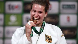 Anna-Maria Wagner hat die Goldmedaille im Judo bei der WM in Budapest gewonnen.