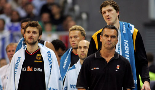 Marko Pesic (l.) und Dirk Bauermann (r.) kennen sich noch aus der Nationalmannschaft