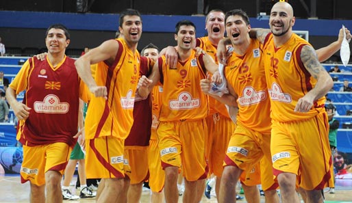 Mazedonien feierte den größten sportlichen Erfolg der Landesgeschichte ausgelassen