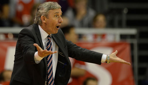 Svetislav Pesic ist seit 2012 Trainer des Basketball-Teams von Bayern München