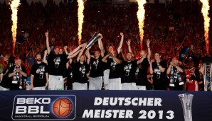 Bamberg wurde 2013 BBL-Meister