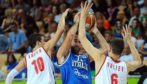 Luigi Datome (M.) hatte bei der EM eine starke Vorrunde mit Italien gespielt
