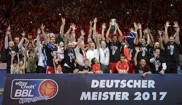 Wachstumspotenzial für deutschen Basketball? Brose Bamberg feierte 2017 den Meistertitel