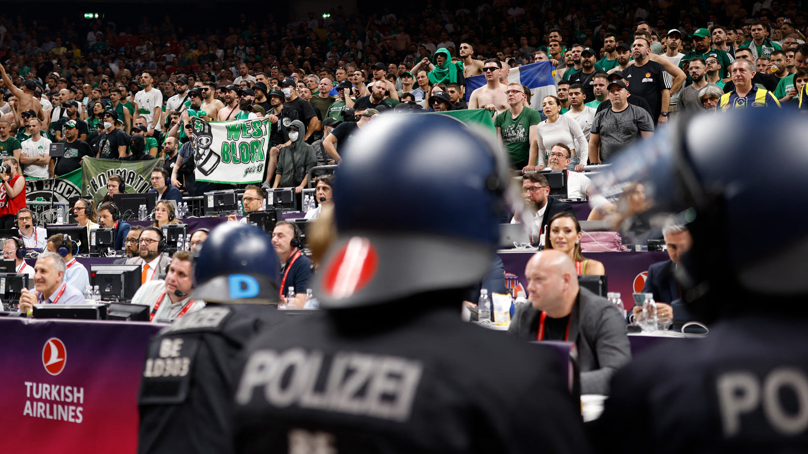 Panathinaikos and Real Madrid after violent fan riots within the remaining