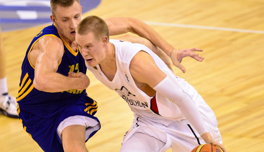 Robin Benzing ist bisher einer der besten Spieler der EuroBasket 2013 in Slowenien