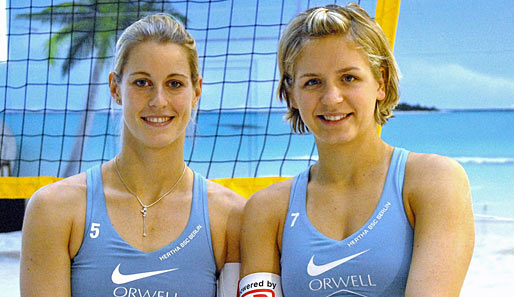 Als Team waren Sarah Goller (l.) und Laura Ludwig schon Europameister und Deutscher Meister