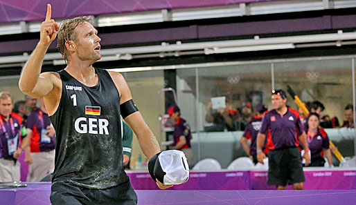 Julius Brink (Bild) gewann bei Olympia 2012 mit seinem Partner Jonas Reckermann die Goldmedaille