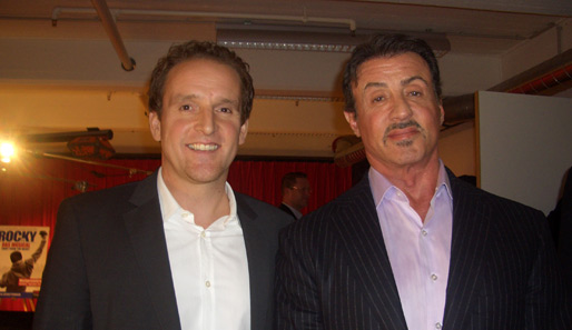 SPOX-Reporter Ingo Rohrbach traf Sylvester Stallone zum Interview