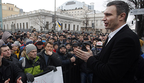 Witali Klitschko kämpft in der Ukraine für einen politischen Wandel