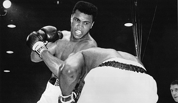 Muhammad Ali 1964 in seinem ersten WM-Fight gegen Sonny Liston