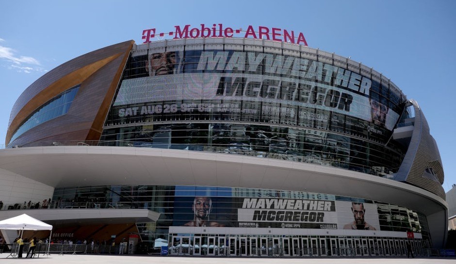 Las Vegas. T-Mobile Arena. Willkommen zu Floyd Mayweather vs. Conor McGregor