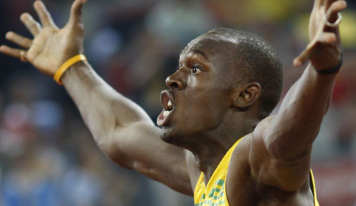 Hält drei Goldmedaillen für unmenschlich: Usain Bolt