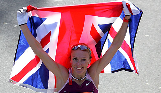 Paula Radcliff gewann 2008 zum dritten Mal den New York-Marathon