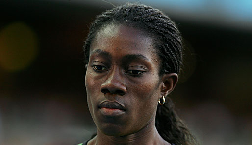 Sherri-Ann Brooks gewann mit de jamaikanischen 4x100-Meter-Staffel in Osaka 2007 Silber