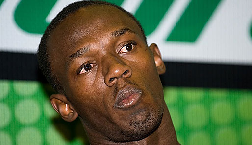 Weltrekordler Usain Bolt visiert 9,5 Sekunden über 100m Meter an