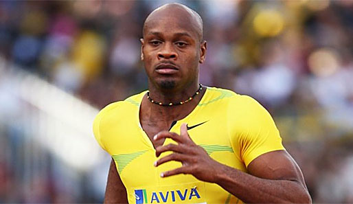 Asafa Powell gewann in Peking Gold mit der jamaikanischen Sprintstaffel
