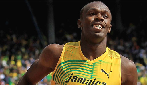 Man kann nicht alles haben: Usain Bolt verpasste den 300-Meter-Weltrekord