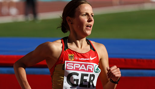 Sabrina Mockenhaupt wurde über die 10.000 Meter fünfmal Deutsche Meisterin