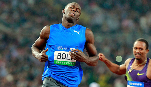 Sprint-Olympiasieger Usain Bolt steht vor dem Trainings-Comeback