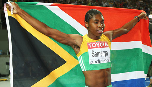 Semenya gewann die Goldmedaille im 800-Meter-Lauf bei der Leichtathletik-Weltmeisterschaft 2009