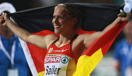 Verena Sailer hatte nach ihrem Gold-Lauf allen Grund zu feiern
