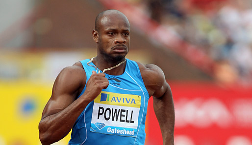 Asafa Powell holte 2009 bei der WM in Berlin Bronze im 100-Meter-Sprint