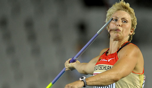 Bei den Olympischen Spielen 2008 in Peking holte Christina Obergföll Bronze