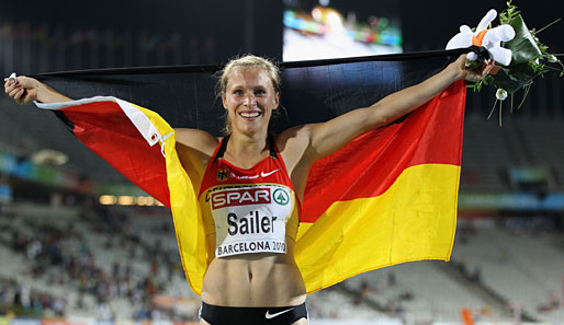 Verena Sailer holte in Barcelona EM-Gold über die 100 Meter