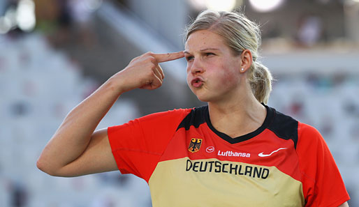 Nadine Müller belegte bei der EM 2010 mit einer Weite von 57,78 Metern nur den achten Platz