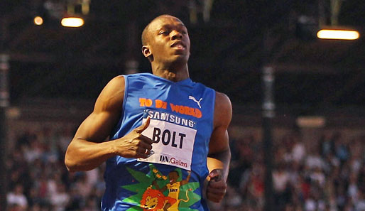 Erst vor wenigen Tagen unterlag Usain Bolt Ex-Weltmeister Tyson Gay über 100 m