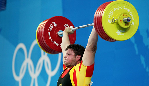 Olympiasieger 2008 im Gewichtheben in Peking: Matthias Steiner