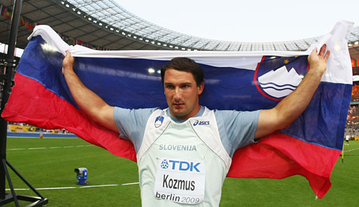 Bei den Olympischen Spielen 2008 in Peking holte Primoz Kozmus die Goldmedaille für Slowenien