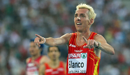 Jose Luis Blanco holte bei der letzten Leichtathletik-EM in Barcelona Bronze im 3000-m-Hindernislauf
