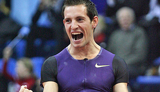 Renaud Lavillenie siegte mit eine Höhe von 5,93m