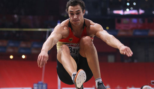 Sebastian Bayer gewann bei der Hallen-EM in Paris die Goldmedaille