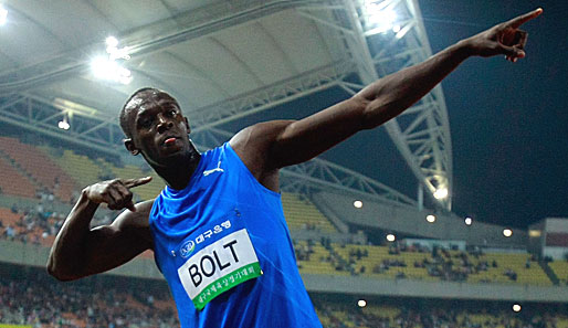 Usain Bolt geht in Rom über 100m an den Start