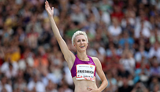 Hochspringerin Ariane Friedrich gab ihr Comeback als 800-Meter-Läuferin