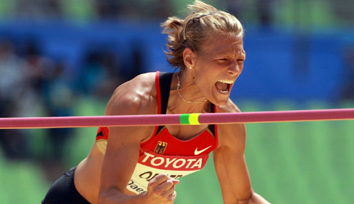 Jennifer Oeser gewann bei der Leichtathletik-WM die zweite deutsche Medaille