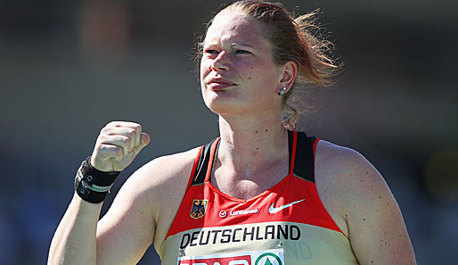 Nadine Kleinert zog mit 18,75 Metern genauso wie Christina Schwanitz ins Kugelstoß-Finale ein