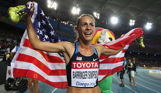 Jennifer Barringer-Simpson hat überraschend die 1500 Meter gewonnen