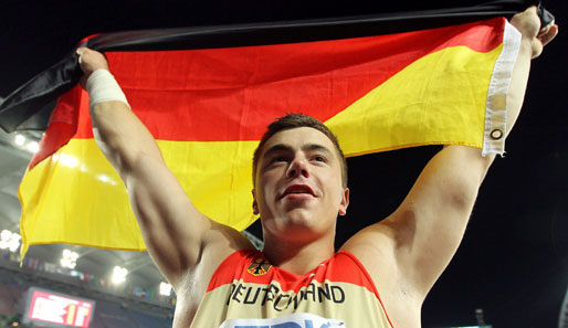 Der erst 21-jährige Kugelstoßer David Storl krönte sich sensationell zum Weltmeister