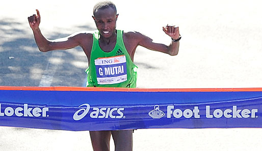 Geoffrey Mutai gewann mit Platz zwei in New York die Marathon-Saisonwertung