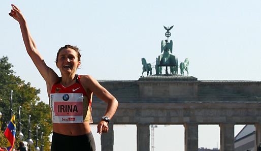 Irina Mikitrenko hat 2008 und 2009 den London-Marathon gewonnen