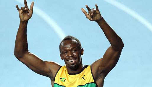 Usain Bolt drückte Jahresbestmarke über 100 Meter in Kingston auf 9,82 Sekunden