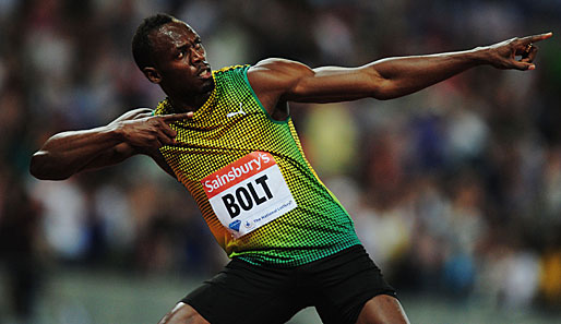 Da geht's lang: Der Super-Sprinter wird das jamaikanische WM-Team in Moskau anführen