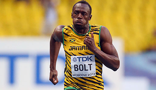 Usain Bolt ist ganz locker ins Halbfinale über 100 Meter eingezogen