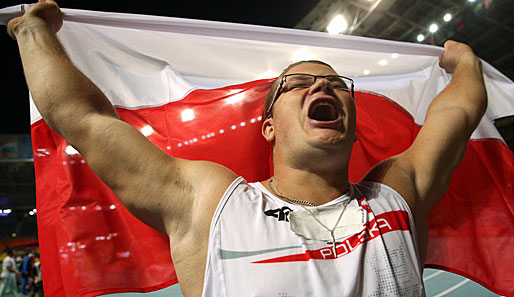Der Pole Pawel Fajdek gewann bei der WM in Moskau Gold im Hammerwerfen