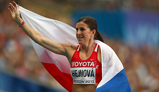 Über 400m Hürden war sie mit einer Zeit von 52,83 Sekunden die Schnellste: Zuzana Hejnova